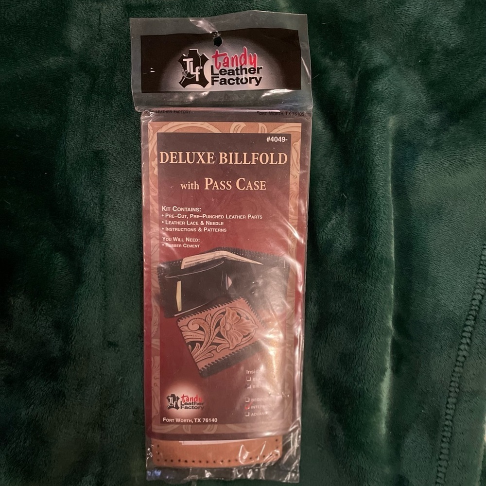 2 for $40 COPY - Deluxe Billfold Leather Craft Kit